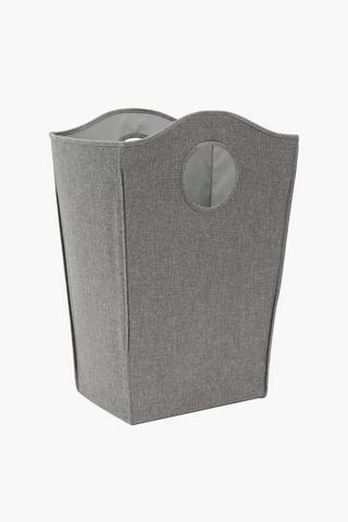 Classic Knock Down Oval Laundry Basket, L27xw36xh60cm