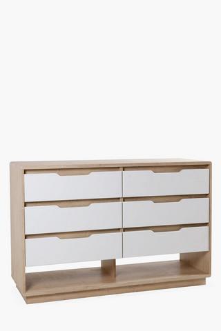 Cambridge 6 Drawer Unit