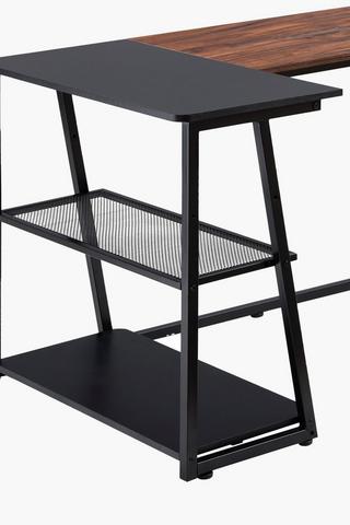 L-shape Two Tone Office Desk