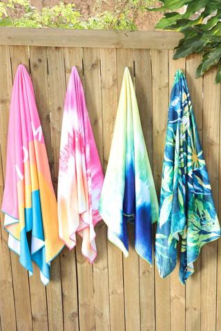 Microfibre Abstract Summer Beach Towel, 80x150cm