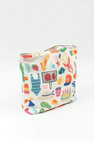 Printed Rayburn Beach Bag, Small