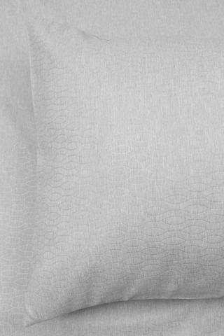 Soft Touch Marl Embossed Standard Pillowcase