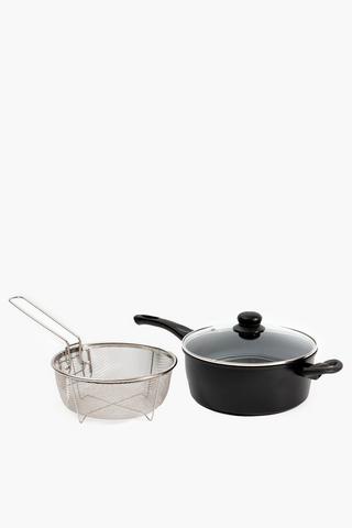 2 Piece Carbon Steel Pot Set
