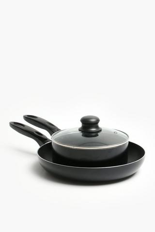 3 Piece Non-stick Frying Pan Set
