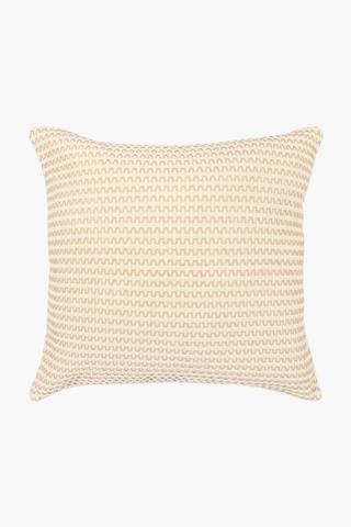 Premium Textured Toulouse Feather Scatter Cushion, 60x60cm