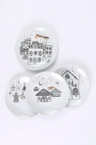 4 Pack Metallic Magic Side Plates