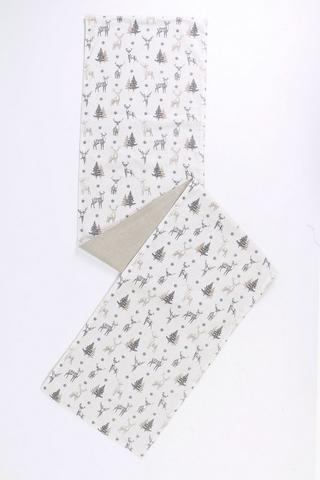 Reindeer Printed Table Runner