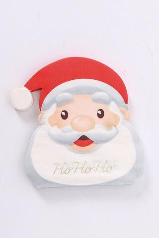 20 Pack Festive Santa Serviettes