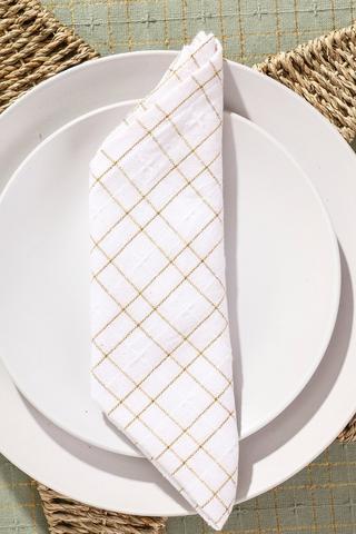 Festive Lurex Napkin, 40x40cm

