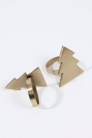 2 Pack Festive Tree Napkin Rings