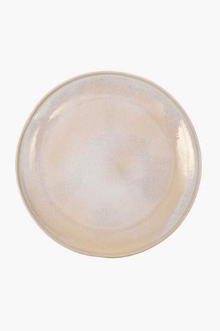 Pearl Glaze Stoneware Dinner Plate