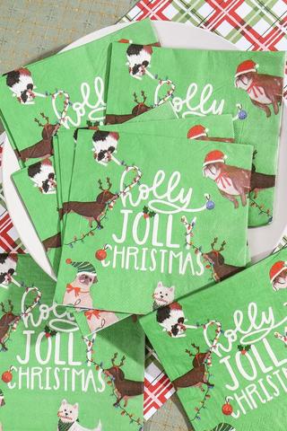20 Pack Festive Serviettes