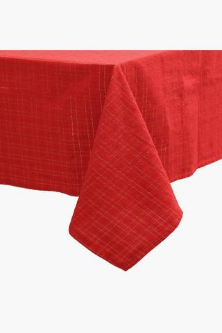 Lurex Festive Tablecloth, 135x230cm