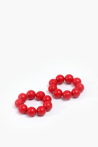 2 Pack Festive Beaded Napkin Rings