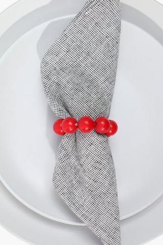 2 Pack Festive Beaded Napkin Rings