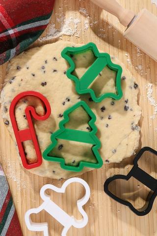 5 Piece Festive Cookie Cutter Set
