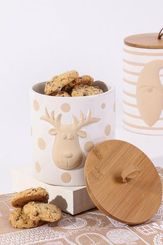 Festive Textured Jar, Medium