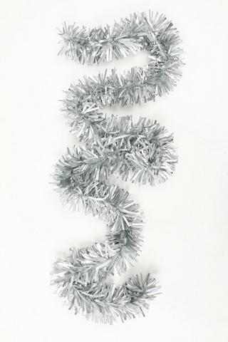 Matte Leaf Thick Tinsel Garland, 2m