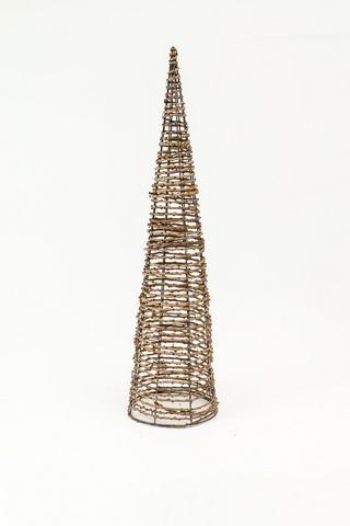 Rattan Cone Tree, 20x80cm