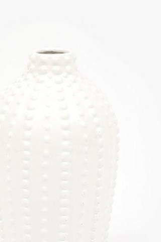 String Pearl Ceramic Vase, 15x26cm