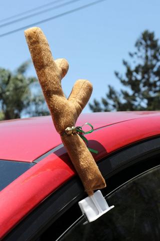 Reindeer Car Accessory, 18x40cm
