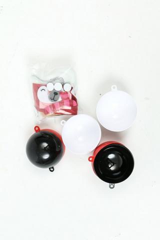 3 Pack Diy Bauble Kit, 17x17cm