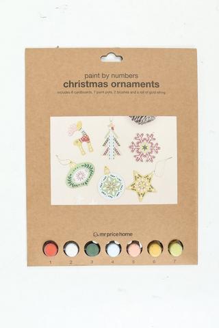 Paint By Number Ornament Kit