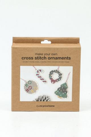 Cross Stitch Diy Ornament Kit, 21x23cm
