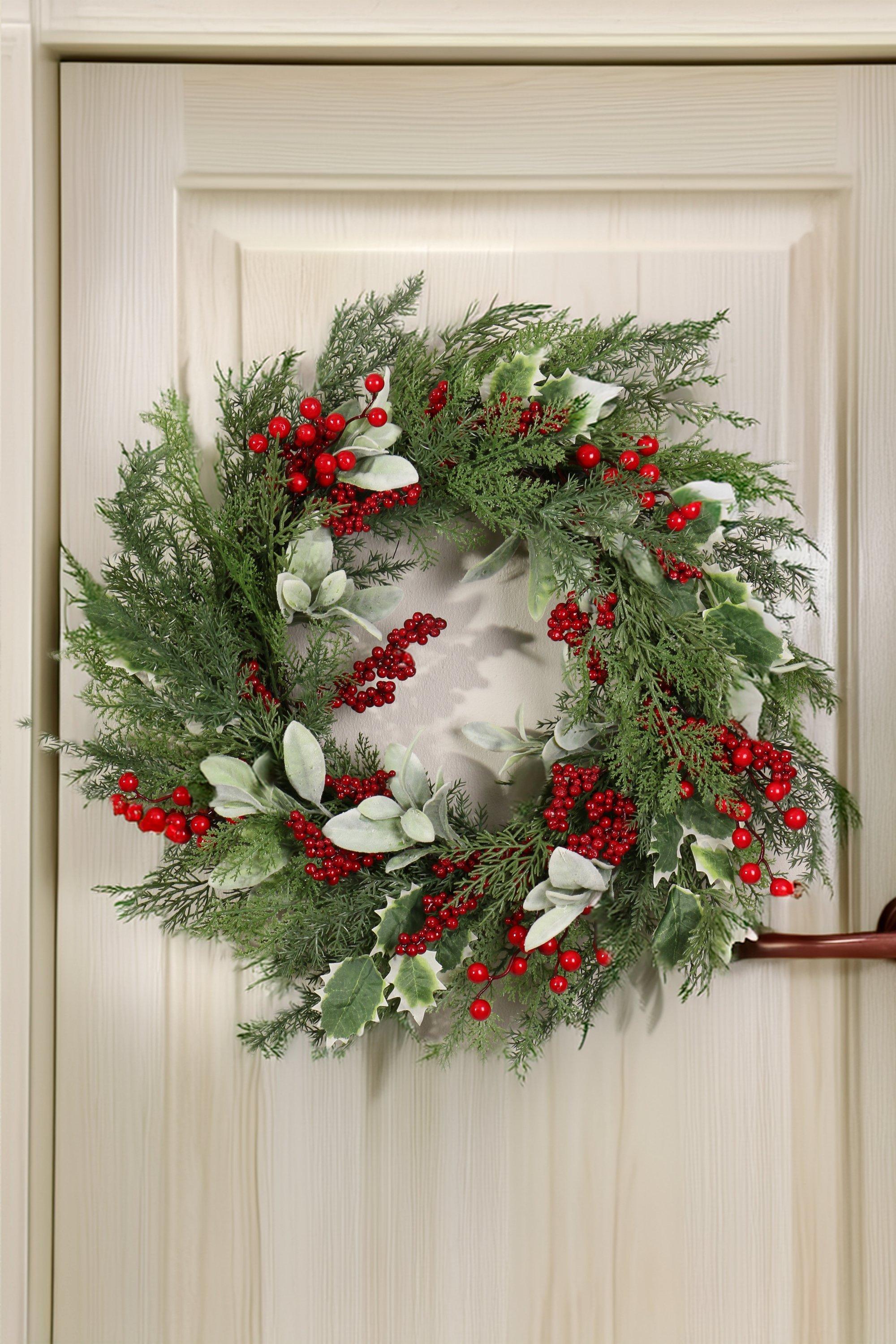 Berry Wreath Decor, 60cm