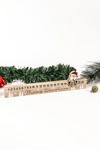 Santa Slide Advent Calendar, 40cm