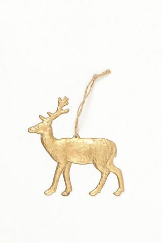 Deer Textured Hanging Decor,17cm