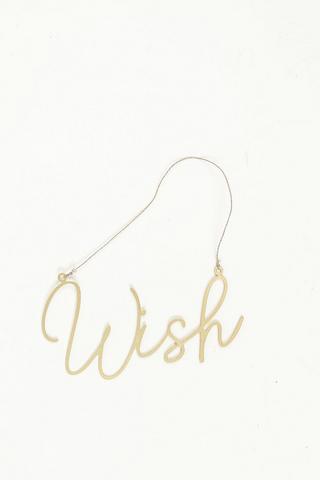 Wish Hanging Decor, 12cm