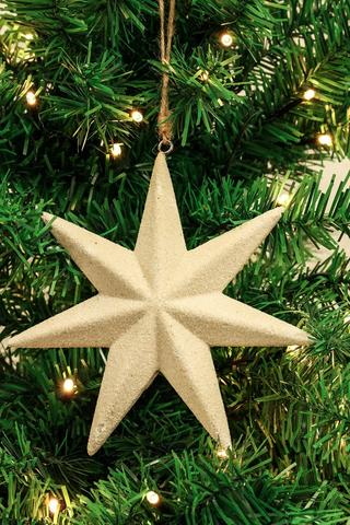 Sand Stone Star Hanging Decor, 22cm