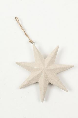 Sand Stone Star Hanging Decor, 22cm