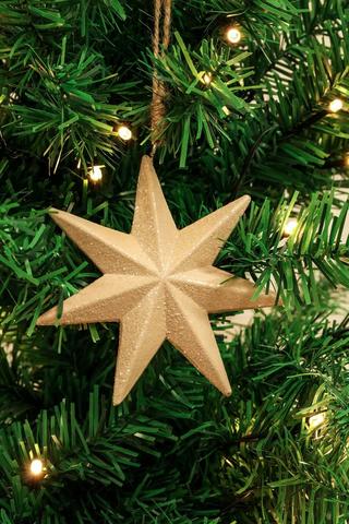 Sand Stone Star Hanging Decor, 25cm