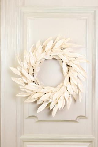 Feather Leaf Wreath, 50cm