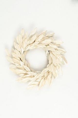 Feather Leaf Wreath, 50cm