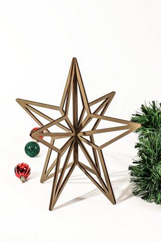 Dimensional Wooden Star, 32cm