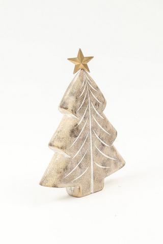 Wooden Christmas Tree, 21x27cm