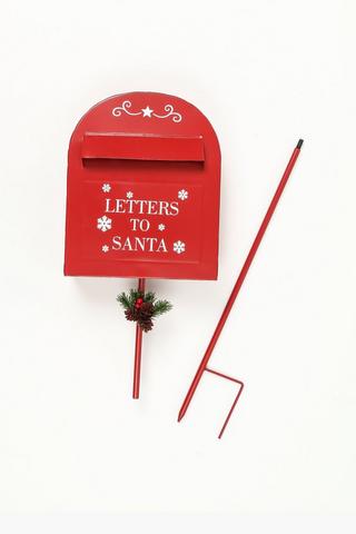 Santa Spoke Mailbox, 23x95cm