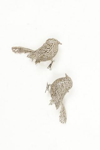 2 Pack Bird Tree Clips, 11cm
