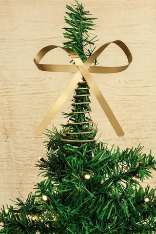Bow Narrow Tree Topper, 15x15cm