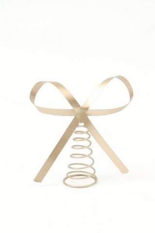 Bow Narrow Tree Topper, 15x15cm