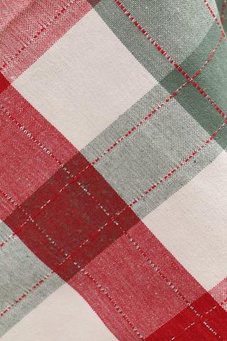 Festive Check Tablecloth, 135x230cm