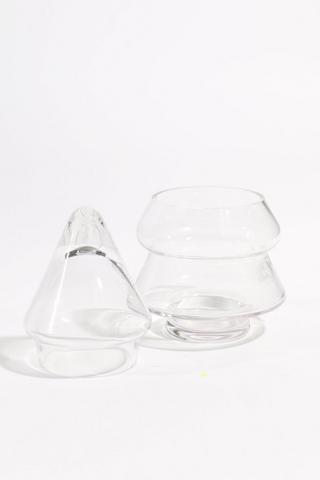 Glass Stackable Festive Tree Jar, 17.5cm