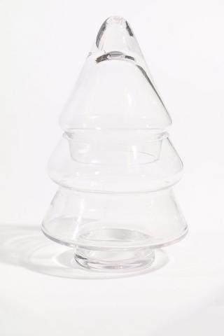 Glass Stackable Festive Tree Jar, 39cm