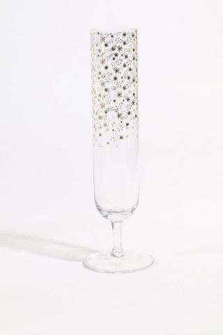 2 Pack Metallic Champagne Flutes