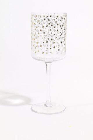 2 Pack Metallic Wine Glasses