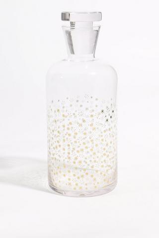 Festive Stars Glass Decanter