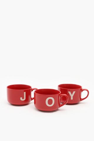 Set Of 3 Joy Mug Tree